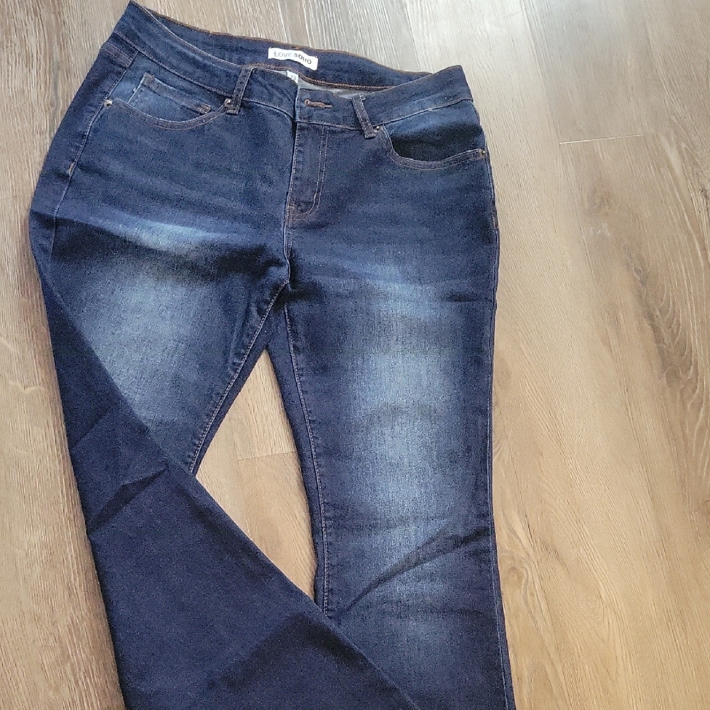 Dark Blue Women's Jeans LOVE SOHO